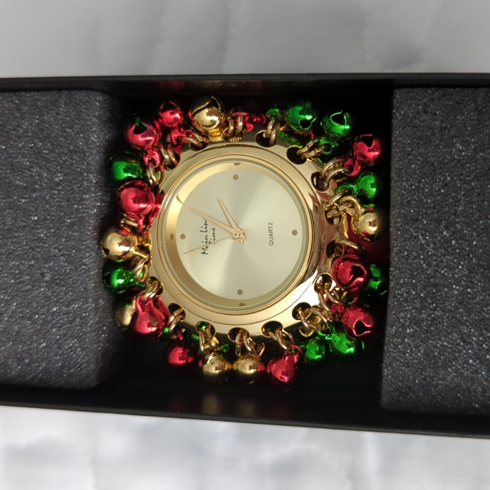 REDUCED TO SELL!! Ladies Jingle Bell "Main Line Time" watch, New, Never Worn